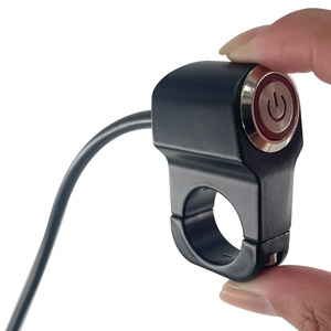 Motochi Motorcycle <b>Switch</b> 22mm Aluminum Alloy <b>Waterproof</b> With Led <b>Light</b> For Off Road Electric Bike Headlight Horn Power Cut Off - Product Image 3