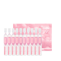 Sérum Visage Concentré ADN de Saumon PDRN Rose 99% Ampoule Intensive Collagène Acide Hyaluronique Soin de la Peau