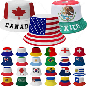 Sombrero de Pescador FUKE 2026 Copa Mundial de Fútbol, Accesorio para Fanáticos del Fútbol, Diseño Personalizado, Accesorio para Animadores - Product Image 2