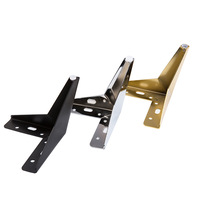 Vente directe d'usine - Pieds en métal à trois branches en forme de diamant pour canapé, table basse, meuble TV, chevet - Modèle JD-0021