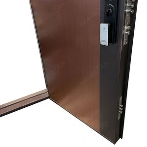 <span class=keywords><strong>Puerta</strong></span> Exterior de Acero de Alta Calidad, Lámina de Acero Elegante con Cerradura Oculta, <span class=keywords><strong>Puerta</strong></span> de <span class=keywords><strong>Seguridad</strong></span> para Apartamentos y Villas - Product Image 6