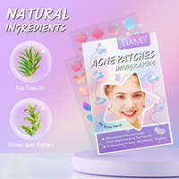 84 Patchs Holographiques Anti-Acné avec Extrait d'Algues Vertes et Huile d'Arbre à Thé – Outil de Bien-être de Qualité Médicale