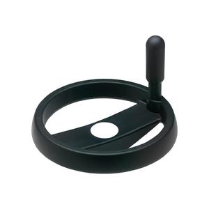 GANTER GRIFF Volante de radios GN 522 W 22 mm D1 125 mm D2 12 mm tipo R = con mango giratorio - Product Image 1