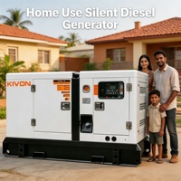Générateur diesel Kivon 50KW, prix d'usine, 50KVA, 3 phases, centrale électrique silencieuse