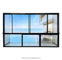 Ventana Corredera Aislante de Calor de Aleación de Aluminio Moderna Xilonghe, con Malla de Acero Inoxidable, para Apartamentos y Hoteles, con Certificación Energy Star