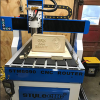 Vente chaude 4 aixs 6090 bois CNC routeur machine pour la fabrication de meubles contreplaqué MDF aluminium pierre
