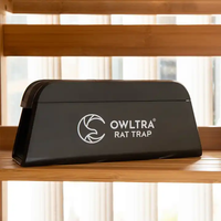 [OWLTRA] Boîte de piège à rats sans odeur sans bruit pour la maison Attrape-rongeurs électronique Tueur de souris réutilisable Piège à souris intelligent sans cruauté