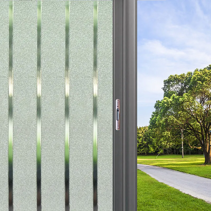 Pellicola decorativa in vinile di qualità superiore copertura per porta del bagno privacy pellicola per vetri adesivo in vetro con carta di supporto
