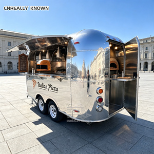 Commercial <b>BBQ</b> Trailer Fully Equipped Hot Dog Food Truck CE Range Hood Catering Kitchen - Product Image 2