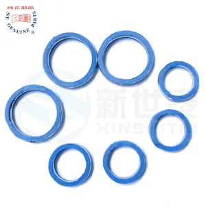 Metal / stainless steel/ copper material Muffler Gasket for motorcycle use copper gasket