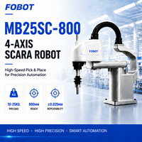 Robot SCARA industriel FOBOT, bras robotique robuste à 4 axes, solutions d'automatisation personnalisées OEM/ODM