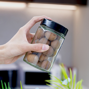 Thả 1oz 3oz 5oz 8oz 12oz lọ thủy tinh tròn có nắp đậy mua lọ thủy tinh chất lượng" - Product Image 6