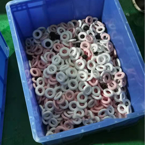 Donuts bebé silicona mordedor colorido anillo círculo cuentas DIY collar Babi juguetes masticar dientes juguete niños regalo - Product Image 3