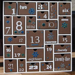 Embalaje Boxeseses con Logo Girl personalizado para fábrica de joyas de Navidad <span class=keywords><strong>Calendario</strong></span> de <span class=keywords><strong>Adviento</strong></span> de 12 días vacío - Product Image 5