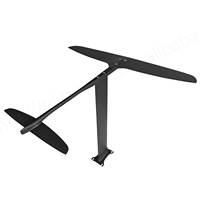 Tabla de Paddle Surf Hydrofoil ODM/OEM gy BSC 1120 con Mástil de Carbono de 2007 cm² para Principiantes, Unisex, para Surfear en Aguas Oceánicas, Color Negro, con Logotipo Personalizado