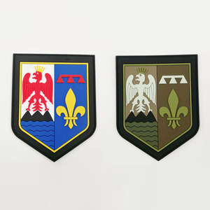Patchs de <span class=keywords><strong>patrouille</strong></span> Boy Scout Logo personnalisé Patch en caoutchouc 2D Silicone PVC thermocollant crochet et boucle prix d'usine - Product Image 1