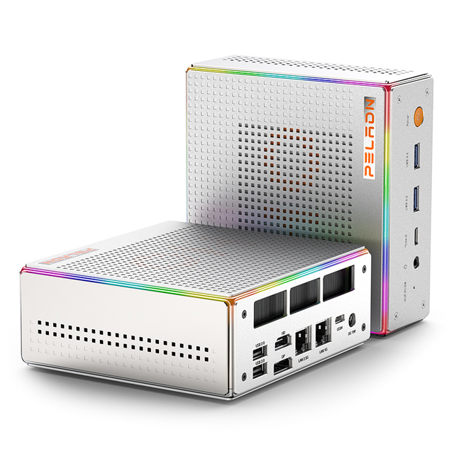 Manufacturer AI Mini PC AMD Ryzen7 8845HS 32GB DDR5 1TB SSD Mini PC R7 8845HS WiFi6.0 BT5.2 Gaming Mini PC for Windows11 Pro