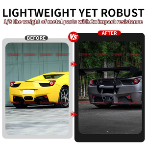 สปอยเลอร์หลังทรง SVR คุณภาพเยี่ยม ผลิตจากคาร์บอนไฟเบอร์ สำหรับรถเฟอร์รารี่ 458 เหมาะสำหรับการแข่งขัน - Product Image 4