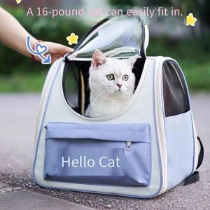 Breathable Cat <b>Carrier</b> <b>Backpack</b> Portable <b>Pet</b> Travel Bag for Small Dogs Cats Outdoor Walking Hiking - Product Image 3