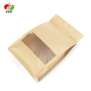 Sacchetti Kraft Popolari Marroni con Fondo Piatto e 8 Lati Sigillati, 12*22+6CM, con Finestra - Product Image 4