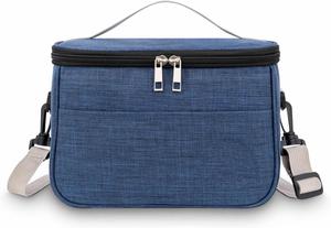 กระเป๋าเก็บความเย็นขนาด 6.4 ลิตร ทำจากโพลีเอสเตอร์ สำหรับใส่กล่องอาหารกลางวัน เหมาะสำหรับผู้ชายและผู้หญิง สะดวกสบายในการใช้งาน - Product Image 3