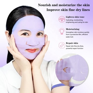 <span class=keywords><strong>Masque</strong></span> en feuille de microfibre bio-collagène <span class=keywords><strong>violet</strong></span> - Traitement facial coréen pour affiner les pores et reconstituer la peau pour les spas, le dropshipping et l'OEM - Product Image 4