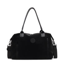 Nouveau Sac de Voyage et de Sport en PU Tendance avec Panneaux, Grande Capacité, Portable, Léger, Extensible, pour Week-end et Fitness