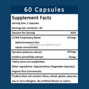 Kapsul sel Stem suplemen sel Label pribadi dengan bubuk <span class=keywords><strong>Spirulina</strong></span> Extarct <span class=keywords><strong>Fucoidan</strong></span> pil pembaruan sel - Product Image 2