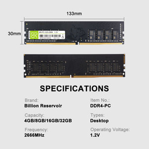 ขายส่งหน่วยความจำเดสก์ท็อป RAM DDR4 8GB 16GB 32GB 2400 2666 3200 mhz หน่วยความจำ Ddr4 สำหรับเดสก์ท็อป - Product Image 4