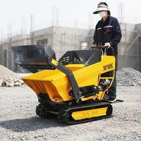 Direkt vom Hersteller: ZMFDC Modell 500kg Mini-Raupenlader, Hocheffizienter Diesel-Hydraulik-Dumper mit Motorpumpenkern