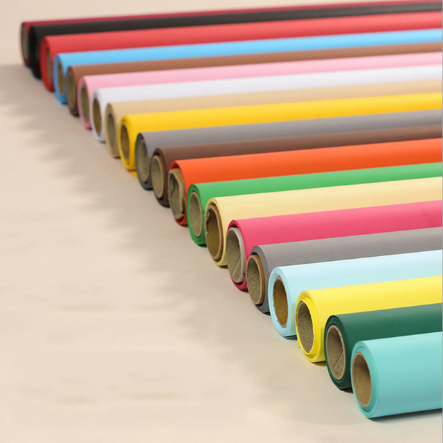 Jingying 1.35*10m Roll Photography Studio Photo Solid Color Seamless Background Backdrops Paper