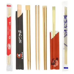 고품질 Chinese_chopsticks 초밥 재사용 사용자 정의 인쇄 잘라 스틱 중국어 일본어 대나무 일회용 젓가락