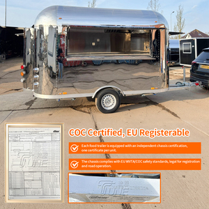 Camión de Comida <span class=keywords><strong>para</strong></span> Catering, Caravana Móvil de Comida Rápida, <span class=keywords><strong>Carrito</strong></span> de Café - Product Image 5