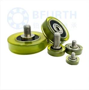 Wholesale Customized Polyurethane Coated Bearings PU608 C1L8M6 High Quality Small Plastic with Screws