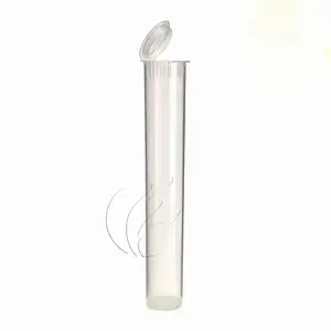 Imballaggio del contenitore del cono del tubo superiore Pop imballaggio Pop-Up a prova di bambino trasparente tubo di supporto Pop-Top da 120mm 116mm