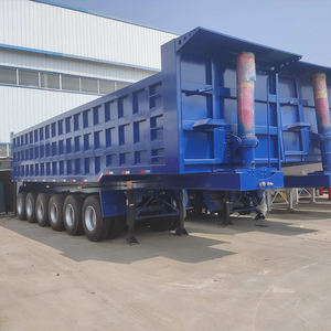 Remorque benne 6 essieux de haute qualité à suspension à ressorts à lames pour le transport de sable, de pierre et de charbon - Product Image 5