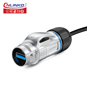 Fabriksprijs M24 Metalen <span class=keywords><strong>USB</strong></span> 3.0-connector IP67 Waterdicht Zinklegering Industrieel Gebruik - Product Image 2