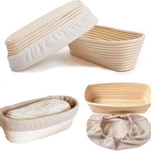 Équipement de boulangerie : Banneton en plastique d'origine allemande, tapis de cuisson pour pain, bol, couteau à lame métallique pour trancher - Product Image 1