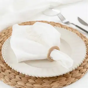Chine gros lavé mariage 100% lin <span class=keywords><strong>tissu</strong></span> <span class=keywords><strong>tissu</strong></span> fouta plaine serviettes en lin blanc cuisine plumeau - Product Image 1