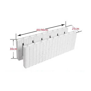 Système de construction en blocs ICF en béton avec coffrage de panneaux de chauffage radiant au sol en mousse de <span class=keywords><strong>polystyrène</strong></span> extrudé (EPS) - Product Image 6