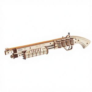 <span class=keywords><strong>Puzzle</strong></span> 3D en <span class=keywords><strong>bois</strong></span> LQ501 Terminator M870 pour garçons de 14 ans et plus, assemblé à la main en contreplaqué, livraison directe - Product Image 3