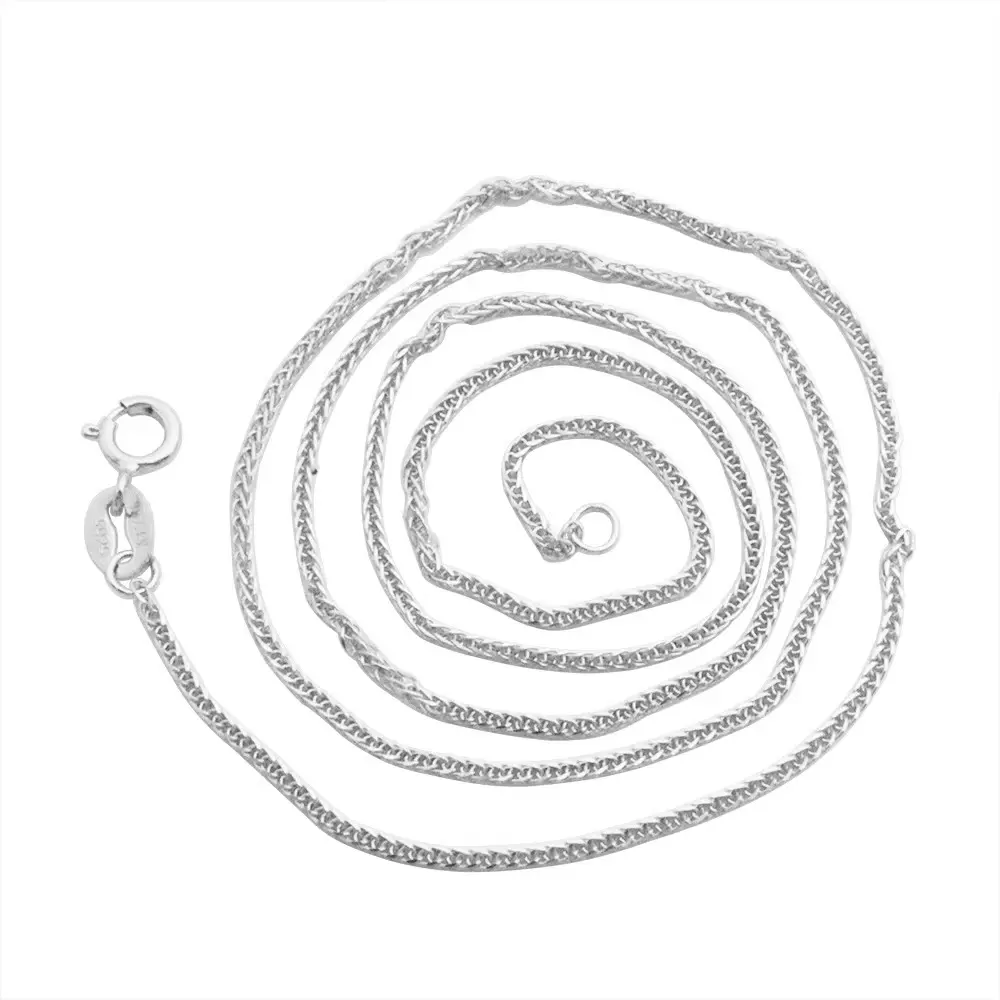 Popular sterling Silver Universal Necklace diy adjustable thread bead twinkle silver jewelry chain
