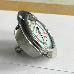 Manomètre Weishui Jingying YN-60ZT en acier inoxydable à bride pour la mesure de la pression d'huile hydraulique, d'eau et d'air - Product Image 2