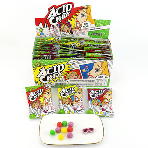 Broma Crujiente Ácido Caramelo Azúcar Recubierto Frutas amargas Caramelo de goma - Product Image 2