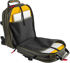 Sac de transport d'outils roulants pour électricien robuste grande capacité sac à dos Durable fermeture à glissière Kit d'électricien outils sac à dos - Product Image 3