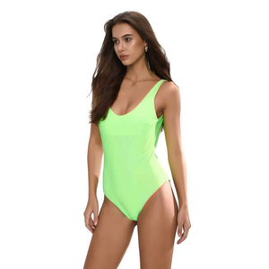 Costume da bagno intero con controllo pancia, modello conservativo, sexy monokini, taglie 38 40 42 44, fantasia A B C - Product Image 2