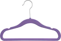 Cintres pour garde-robe pour enfants peu encombrants Cintres pour bébé en velours antidérapant avec design flexible pour pantalon de placard