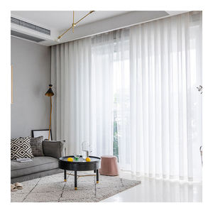 Innermor-Cortinas <span class=keywords><strong>de</strong></span> tul <span class=keywords><strong>de</strong></span> decoración sólida personalizadas, sala <span class=keywords><strong>de</strong></span> estar estilo japonés coreano para, dormitorio, <span class=keywords><strong>cocina</strong></span>, ventanas - Product Image 1