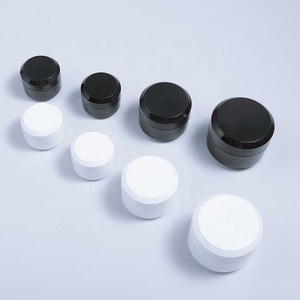 Best Price Double Wall 5g 15g 30g 50g Frosted Matte Black Glossy White <b>Plastic</b> Face Cream <b>Jar</b> for Nail Gel With Screw Lid - Product Image 4
