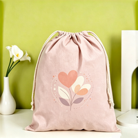 Grande pochette portable en toile écologique avec cordon de serrage, sac réutilisable multi-usage, logo personnalisé pour la promotion de la marque, coffrets cadeaux